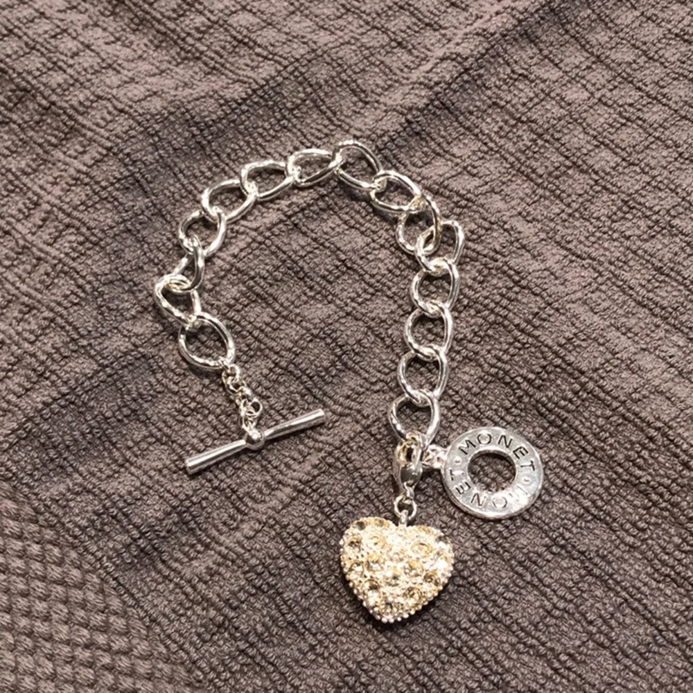 Bling Heart Bracelet
